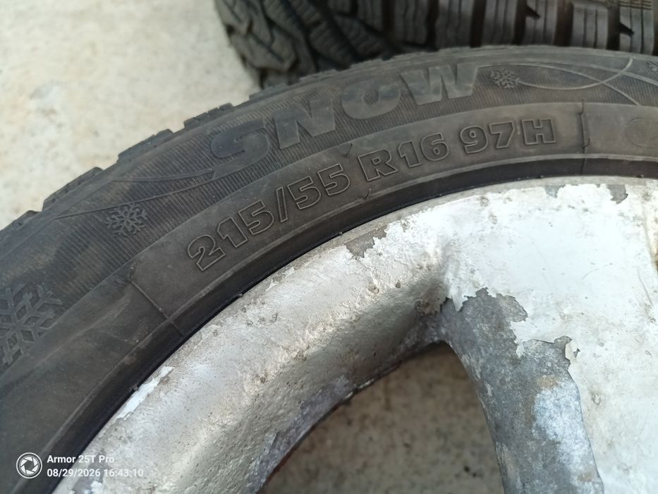 Джанти 16 цола  с зимни гуми за Toyota