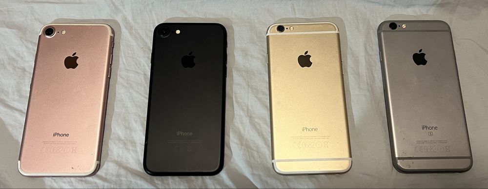 Iphone 6 gold,6s grey si 7 black si gold rose
