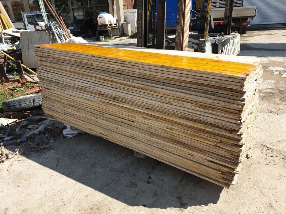 30лв/м2 - трислойни платна +дървени греди и платна за кофраж - ра