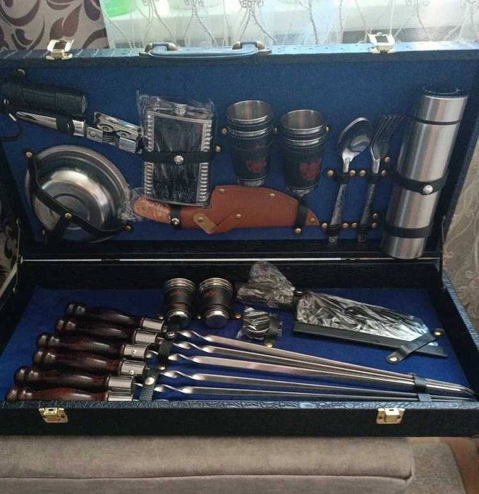 Подарочные шашлычные наборы Кизляр 53 предмета