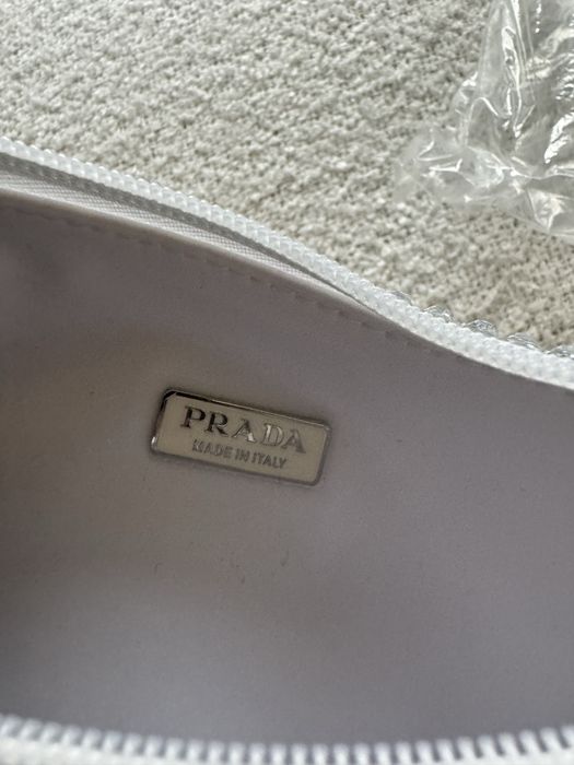 Бяла Чанта с кристали