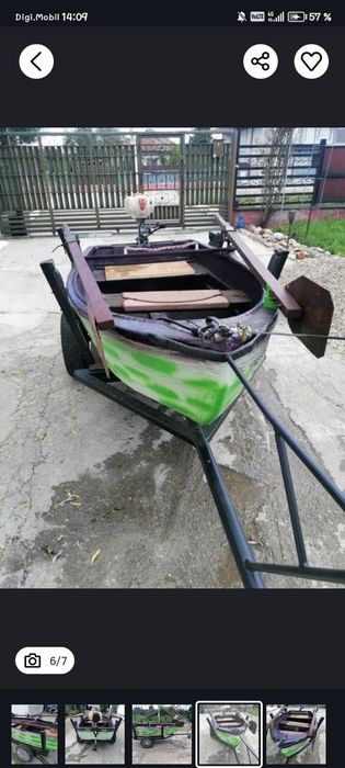 Vând Barca cu motor