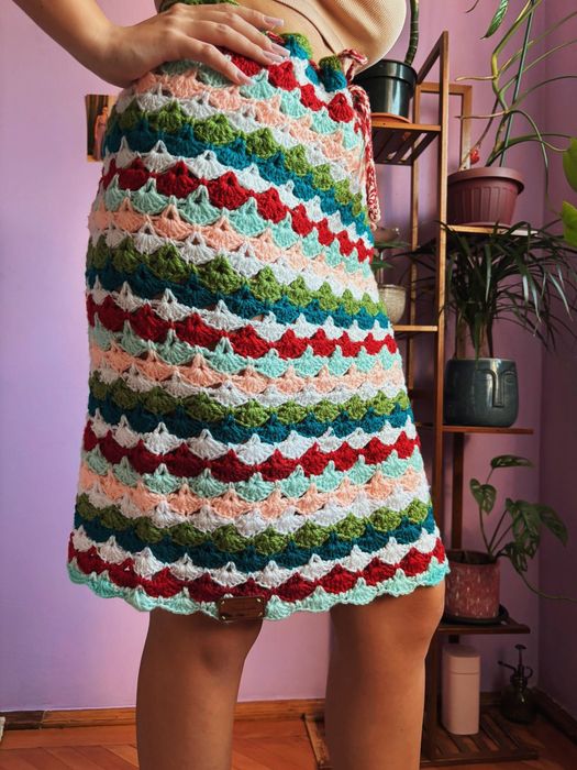 Fusta crosetata manual