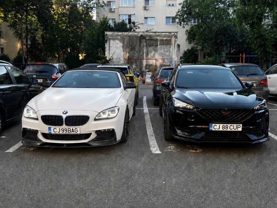 Lip Bara Față BMW Seria 6 F06 F12 F13 M Sport 640i 650i 640D(2012-2018) Carbon 2 Piese