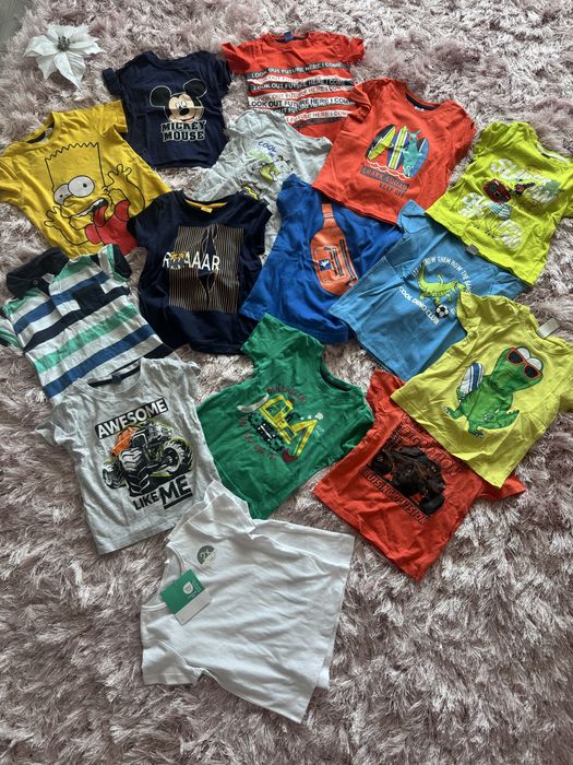 Lot Haine copiii trcouri bluze 92