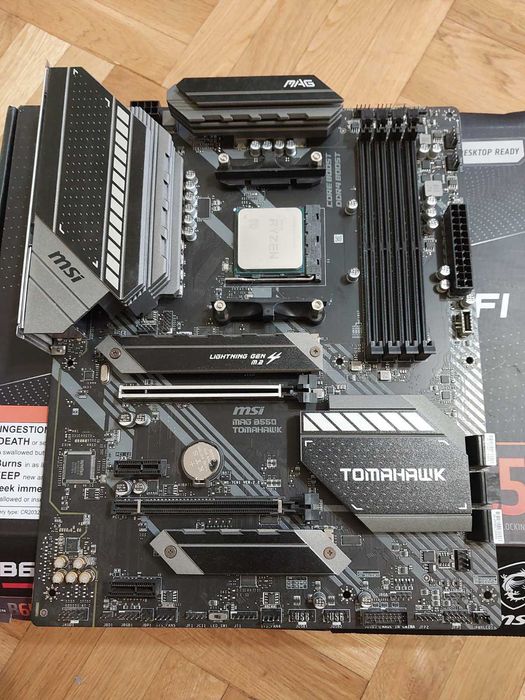 AMD Ryzen 7 5800X + MSI B550 Tomahawk