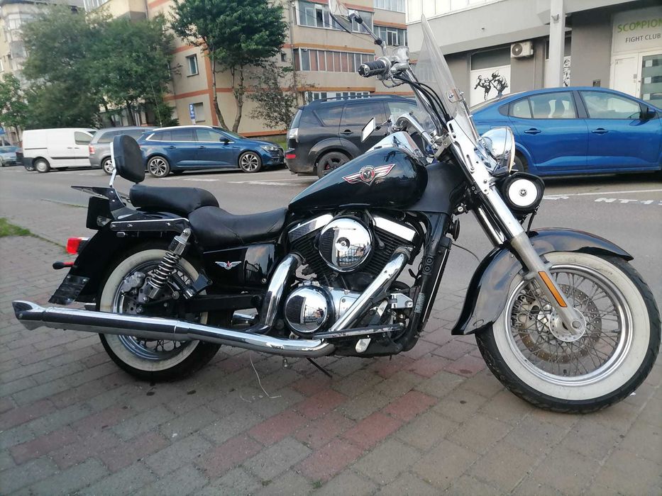 Motocicleta Kawasaki Vulcan, VN 1500 Classic tourer. 2007