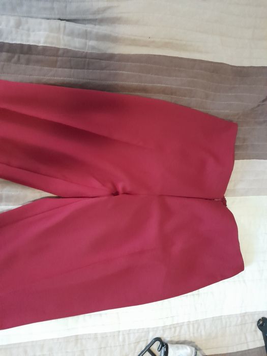 Costum vișiniu 3XL 56-58