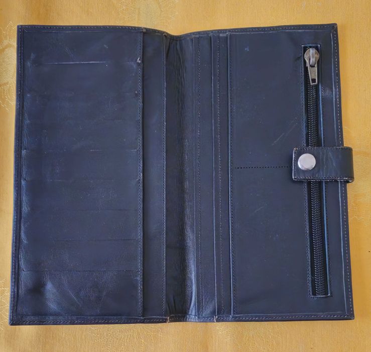 Portofel piele - XXL 23cm/13cm - card, CEI, talon, bancnote etc.