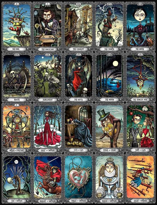 Карты МАК Таро Тёмного особняка (The Dark Mansion Tarot), разм. 6*10.