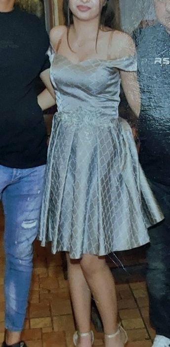 официална къса рокля