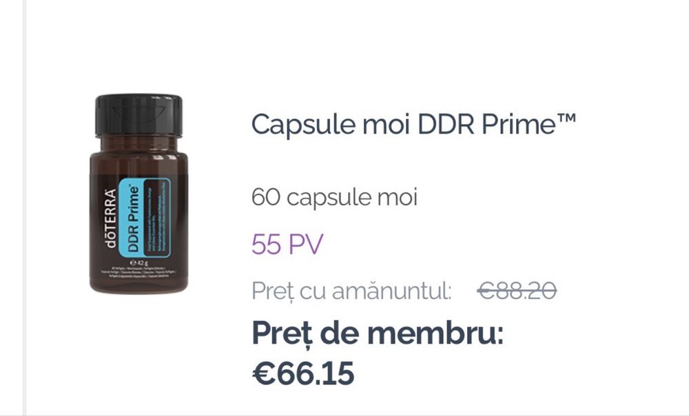 DDR prime Softgels | OnGuard | VMG | Colagen | Frankincese | Zendocrine