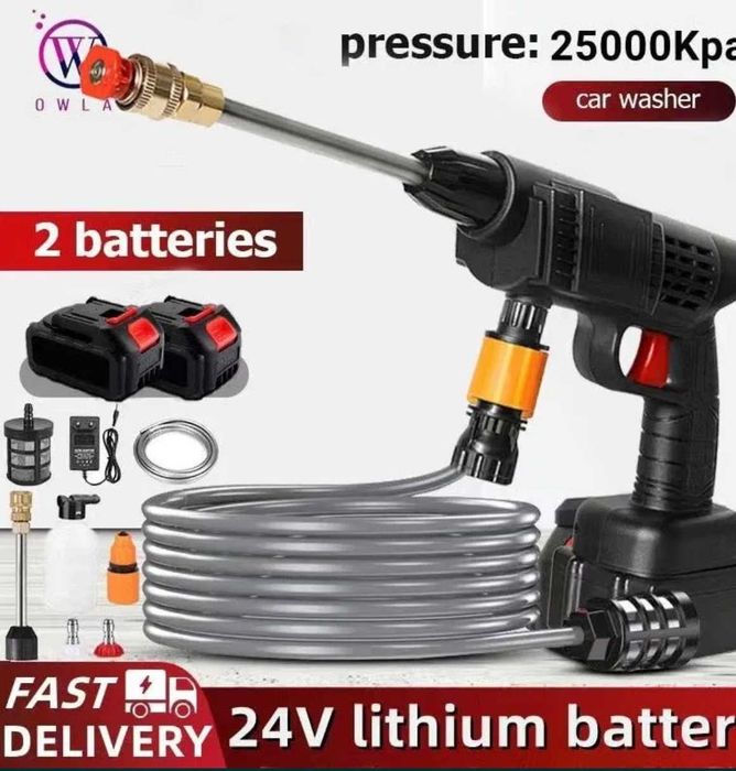 Безкабелна Акумулаторна Водоструйка една/две батерии 36V 8Ah