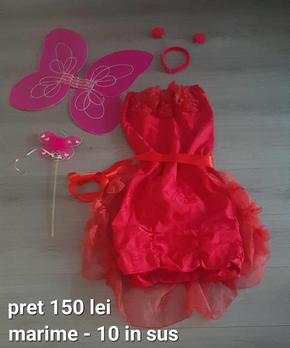 Costume de : albinuțe,  buburuze și fluturași