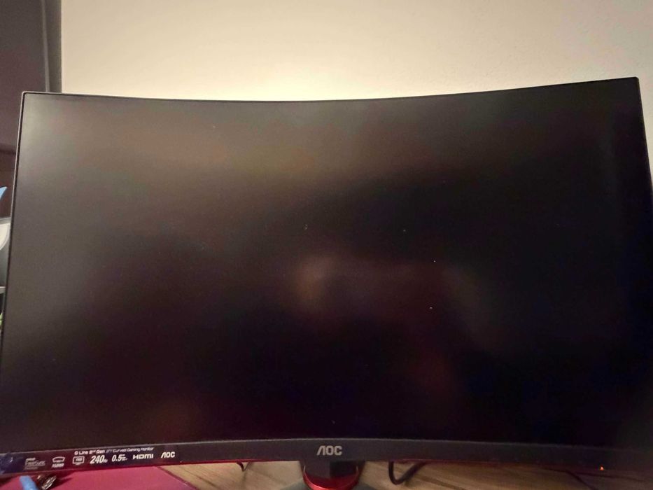 2x Monitor Gaming AOC 27" Curbat 240Hz Full HD – Stare excelentă