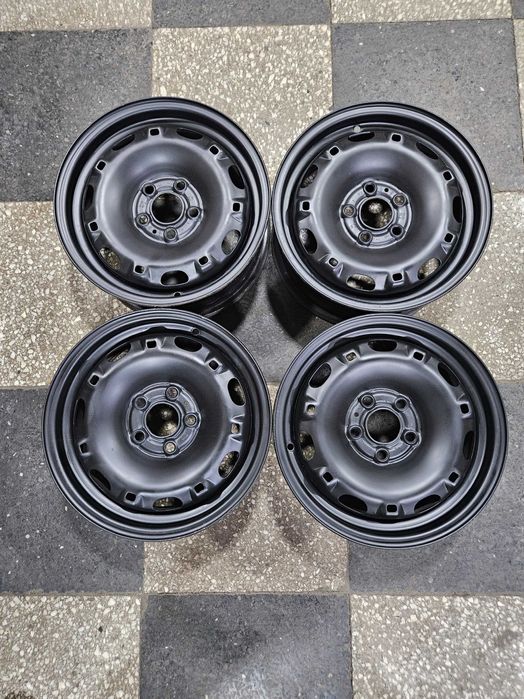 4бр оригинални железни джанти 14ки 5х100 VW-GOLF