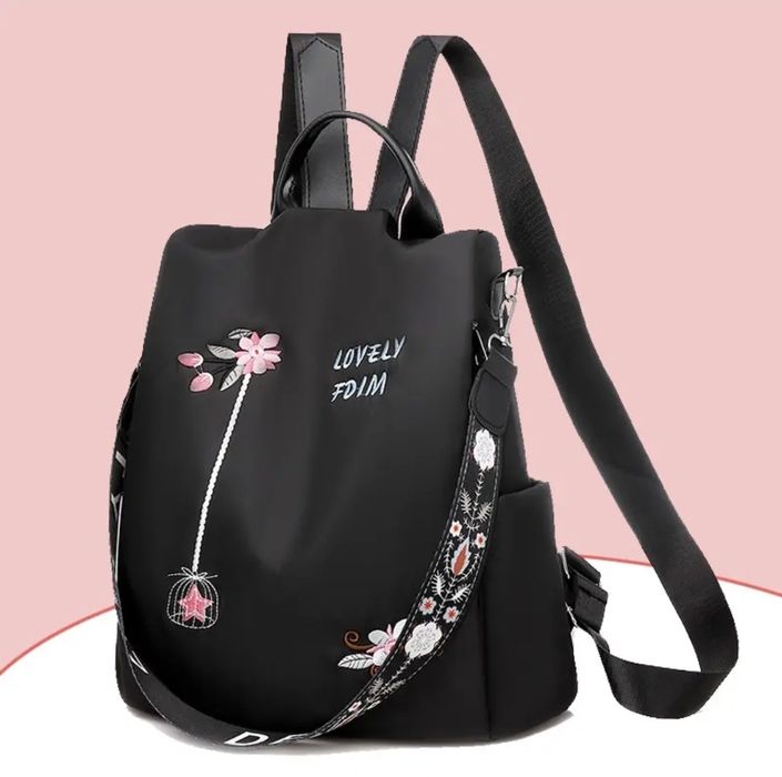 Нова дамска текстилна раница за всекидневна употреба