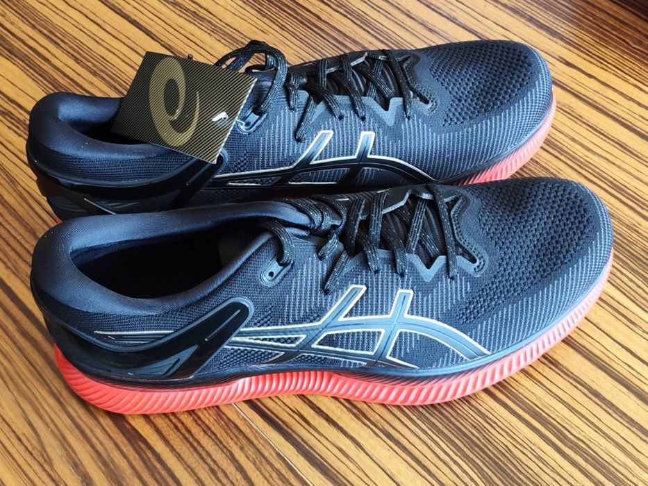 Маратонки ASICS MetaRide black/clssic red/gold