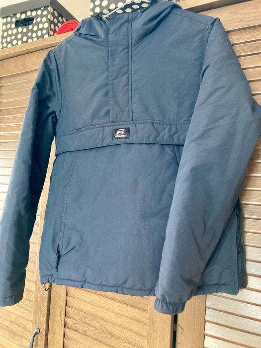 Дамски анорак син