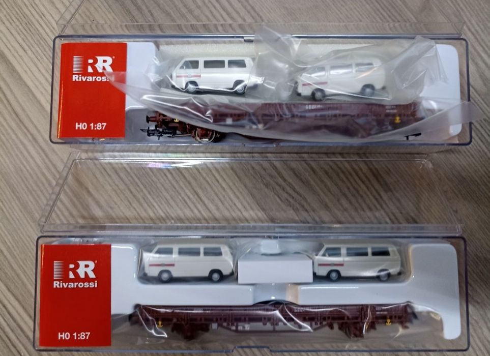 Rivarossi vagoane de transport auto scara H0 
Roti metalice izolate 
E