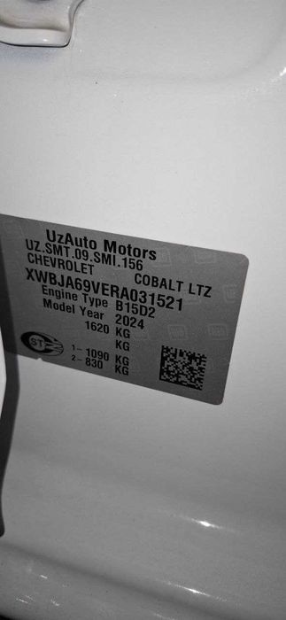 Cobalt  AT 2024  Кобальт 4 GX Stayl - 11800 srochna sotiladii!