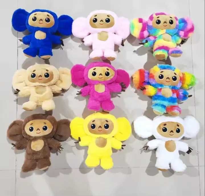 Плюшена Чебурашка различни цветове плюшена играчка