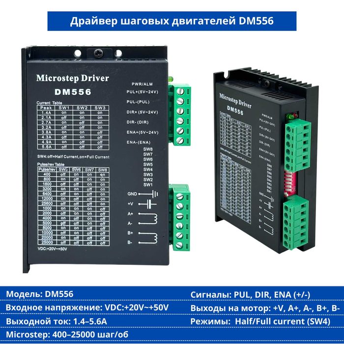 Драйвер шаговых двигателей DB860H