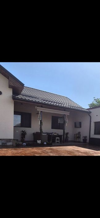 Copertina retractabila Naterial Calima, manuala, poliester, 395 x 300 cm, bej
