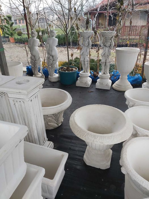 ghivece si jardiniere din praf de marmura