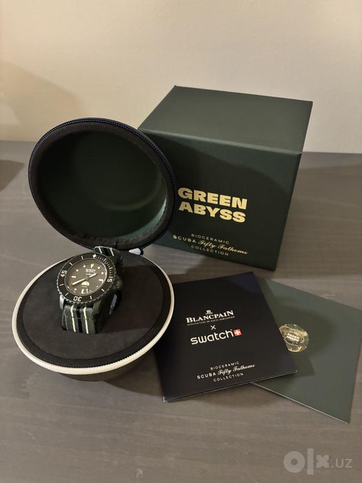Blancpain X Swatch Scuba Fifty Fathoms Green Abyss