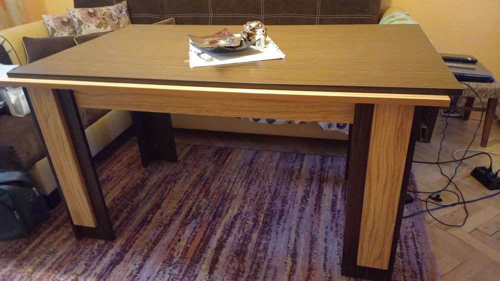 Трапезна, масивна маса 140х83х76