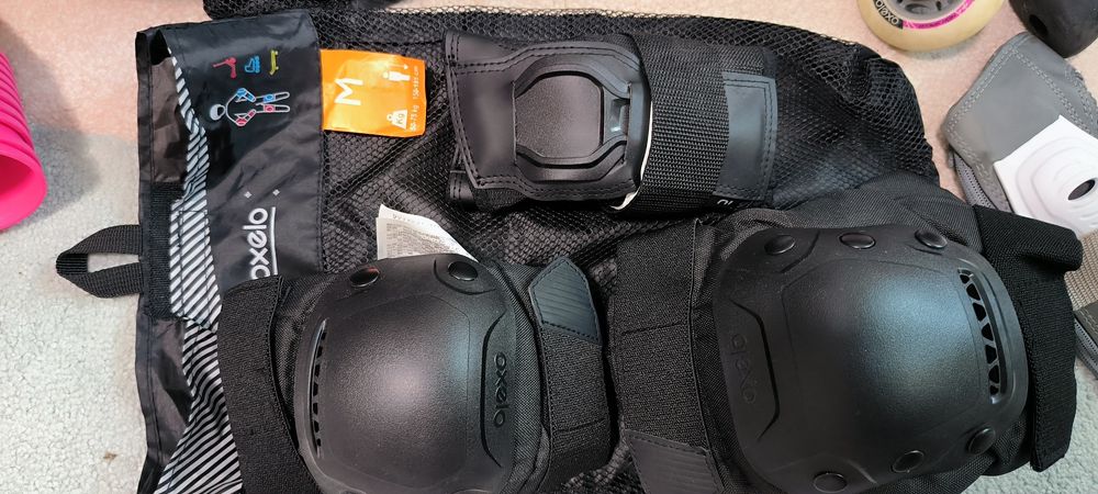 Комплект ролери Oxelo предпазители и конуси