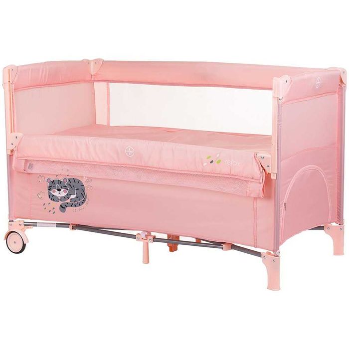 Patut pliabil Chipolino Relax + Saltea Cocos Confort II 115x55x12 cm