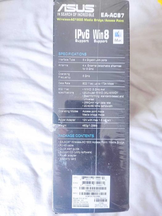 Wireless Access Point ASUS EA-AC87, 1734 Mbps,
