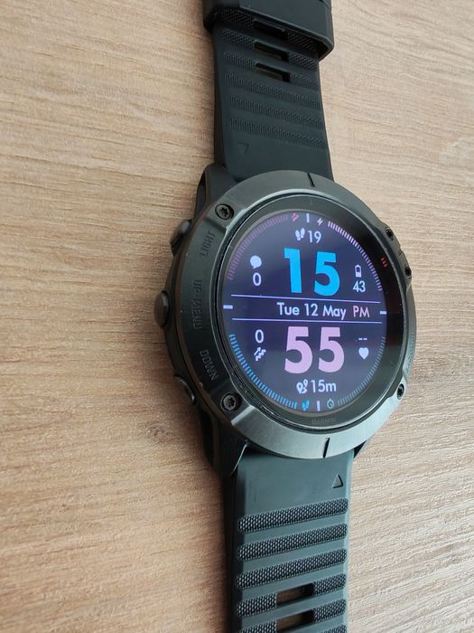 Garmin Fenix 6X PRO Solar impecabil, Fenix 6 Pro, 51 mm, 47 mm diametru, curele Garmin