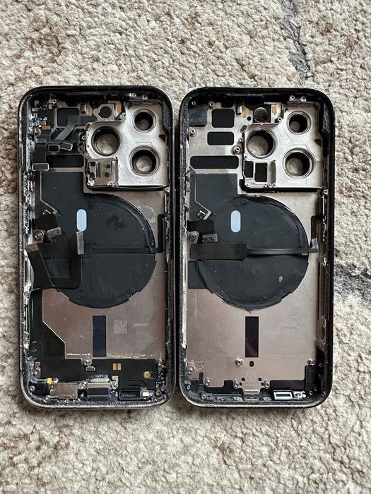 Carcase iPhone 14 Pro Grey/ Purple, full flex, stare foarte buna