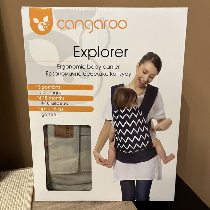 Ергономично кенгуру "Explorer" розово