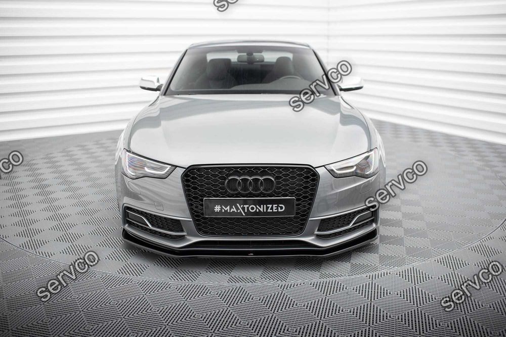 Prelungire lip bara fata Audi A5 8T SLine S5 2011-2015 Maxton Design