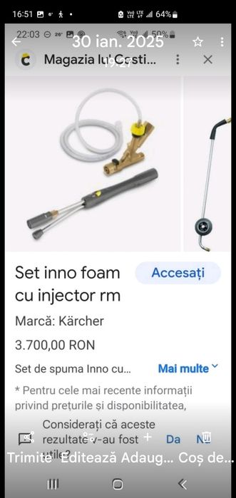 Karcher .lanci cu injectorspalatorie self.