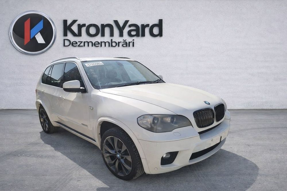 Bara fata BMW X5 E70 Facelift 2010 - 2013 ALB (1283) Diesel model cu spalatoare far