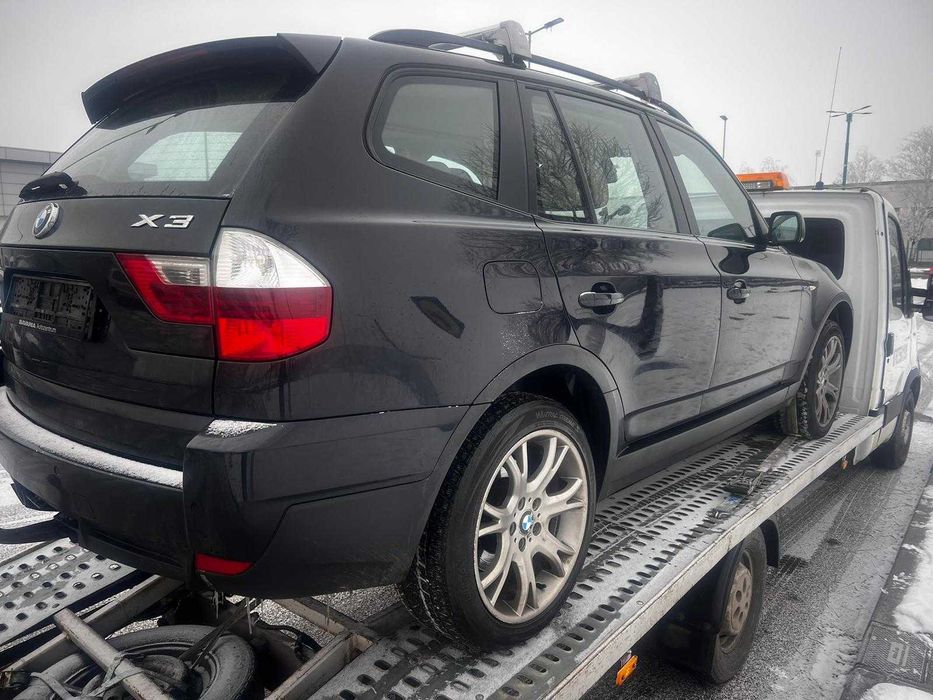 Usa aripa capota haion bara BMW X3 E83 lci black sapphire metallic 475