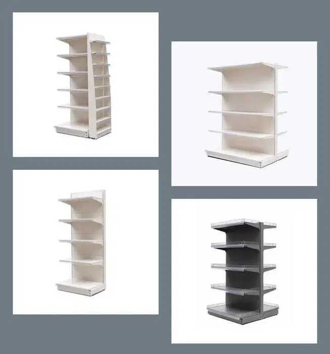 НОВИ! Метални стелажи за магазин, овални острови, стенни, ъглови ПРОМО