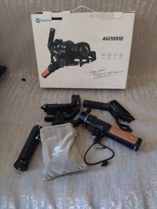 Электронный стабилизатор AK2000S для Фотоаппарата,Телефона Жаңа,Новый