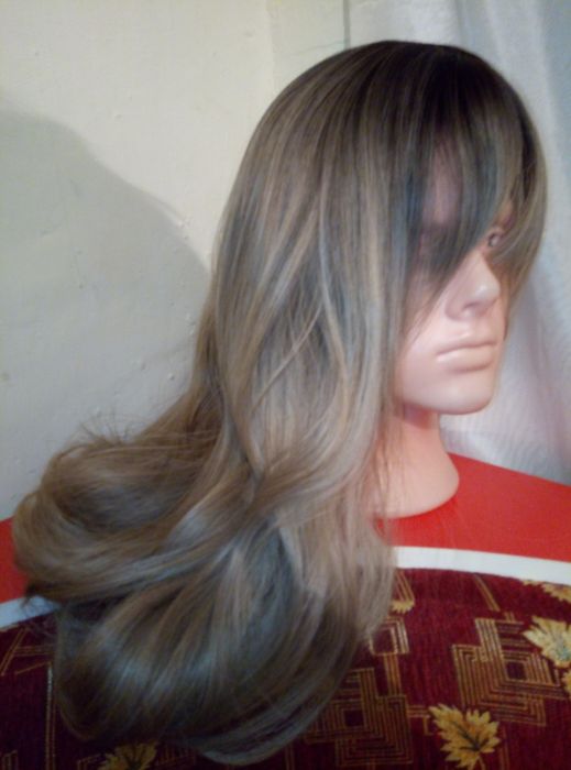 Термостойкий парик, парик Ташкент, парик Узбекистан, натуральный цвет.