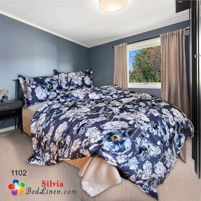 Спален комплект памучен сатен 100% памук,голяма спалня, пет части