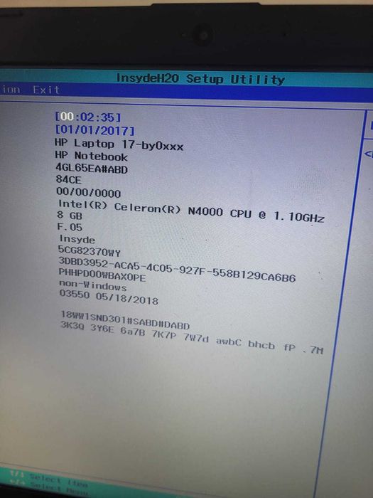 Dezmembrez laptop HP 17-by-0100ng display 17.3 baterie tastatura