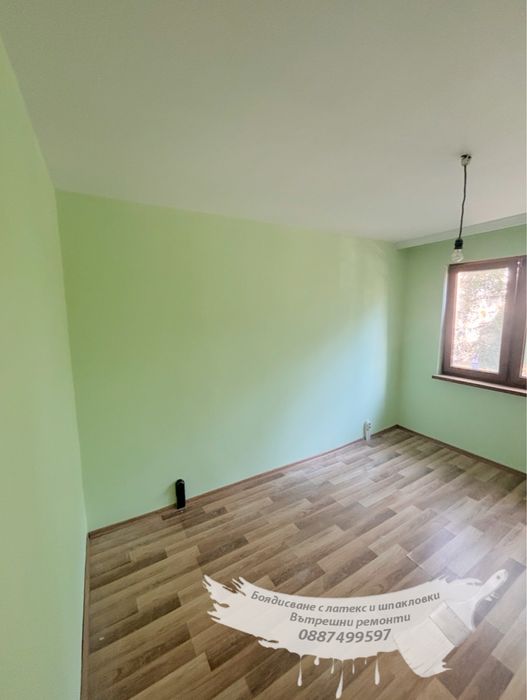 Вътрешни ремонти до ключ шпакловка боя паркет дограма
