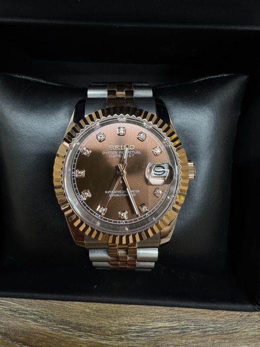 Seiko Mods | Nautilus Pepsi DateJust