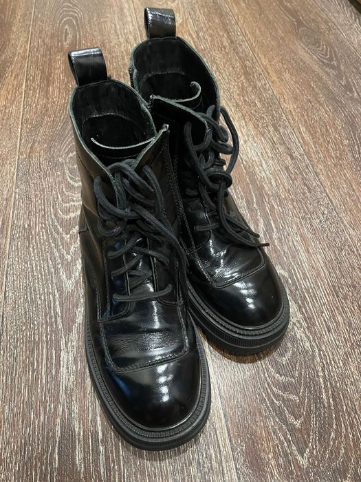 Сапоги лаковые весеннии