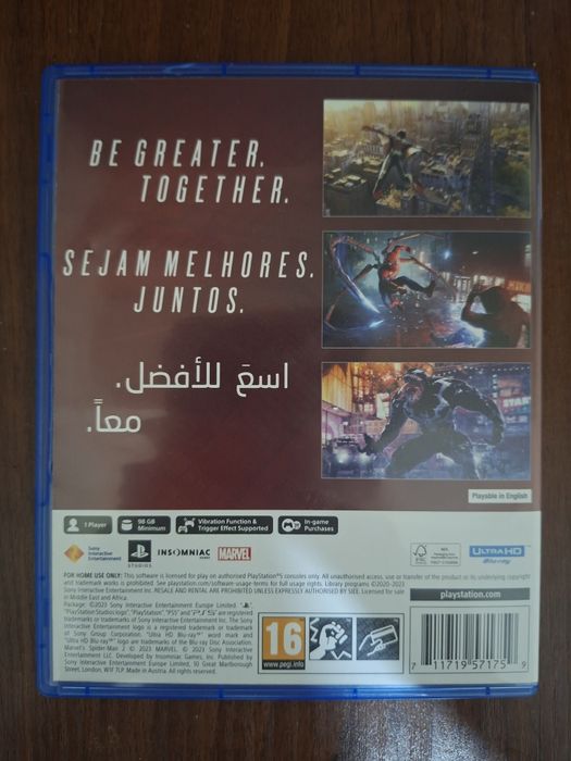 Диск PS5 Marvel's Spiderman 2
